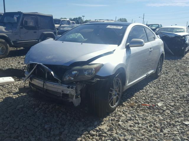 JTKDE167870190713 - 2007 TOYOTA SCION TC SILVER photo 2