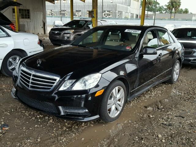 WDDHF9FB9DA754034 - 2013 MERCEDES-BENZ E 400 HYBR BLACK photo 2