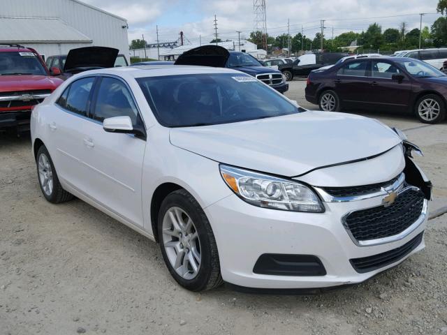1G11C5SLXFF129927 - 2015 CHEVROLET MALIBU 1LT WHITE photo 1