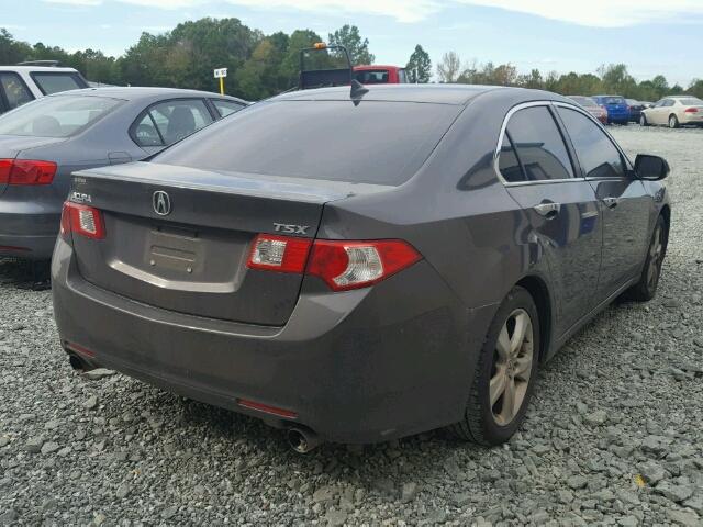 JH4CU26679C035265 - 2009 ACURA TSX CHARCOAL photo 4