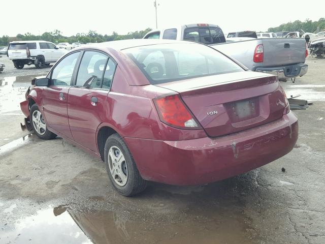 1G8AF52F44Z109252 - 2004 SATURN ION LEVEL RED photo 3