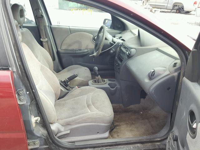 1G8AF52F44Z109252 - 2004 SATURN ION LEVEL RED photo 5