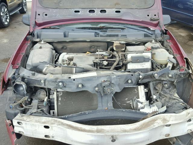 1G8AF52F44Z109252 - 2004 SATURN ION LEVEL RED photo 7