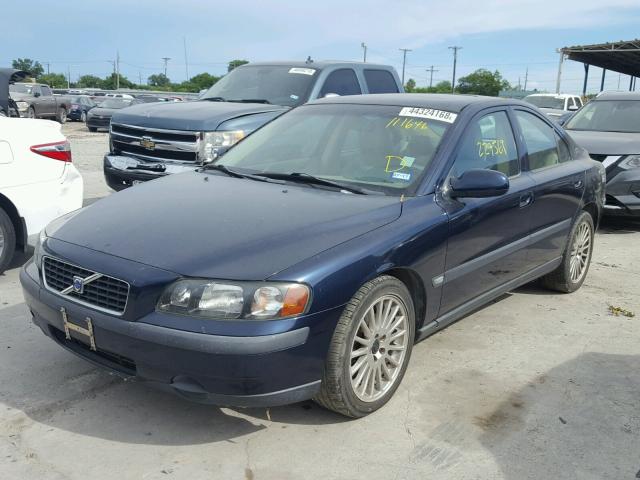 YV1RS58DX22111646 - 2002 VOLVO S60 2.4T BLUE photo 2