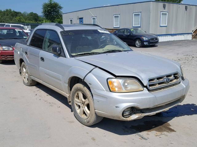 4S4BT62C557104584 - 2005 SUBARU BAJA SPORT SILVER photo 1