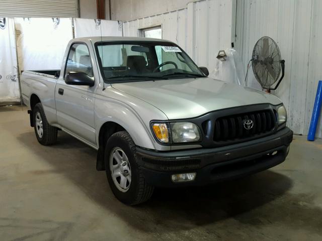 5TENL42N24Z388643 - 2004 TOYOTA TACOMA SILVER photo 1