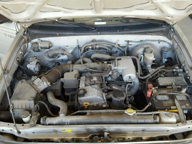 5TENL42N24Z388643 - 2004 TOYOTA TACOMA SILVER photo 7