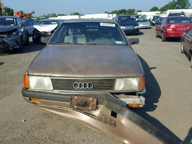 WAUDB0446KN056231 - 1989 AUDI 100 GOLD photo 7