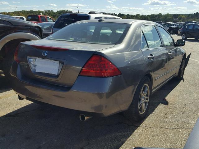 1HGCM66556A008073 - 2006 HONDA ACCORD EX GRAY photo 4