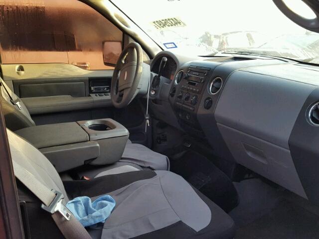 1FTRX12W84NA14179 - 2004 FORD F150 GRAY photo 5