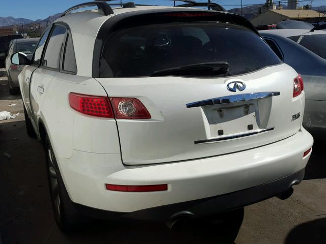 JNRBS08WX3X400834 - 2003 INFINITI FX45 WHITE photo 3