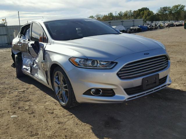 3FA6P0K93ER133866 - 2014 FORD FUSION TIT SILVER photo 1