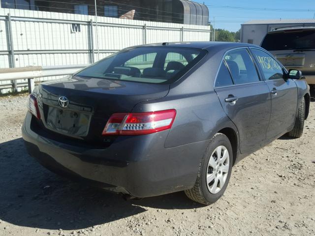 4T1BF3EK5BU597480 - 2011 TOYOTA CAMRY GRAY photo 4