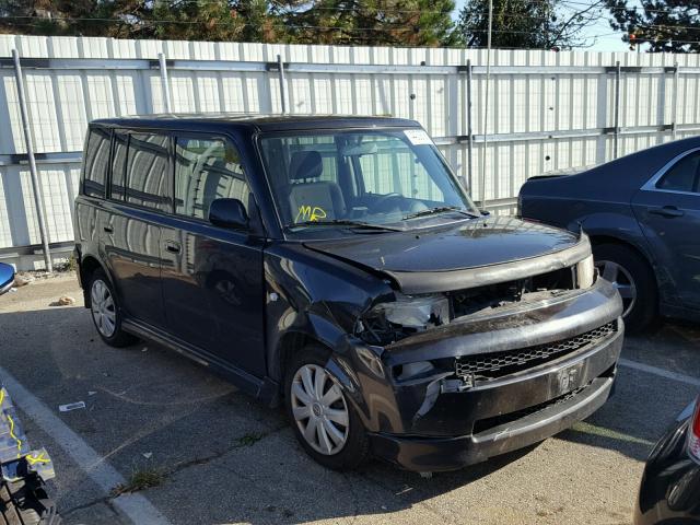 JTLKT324550221235 - 2005 TOYOTA SCION XB BLACK photo 1