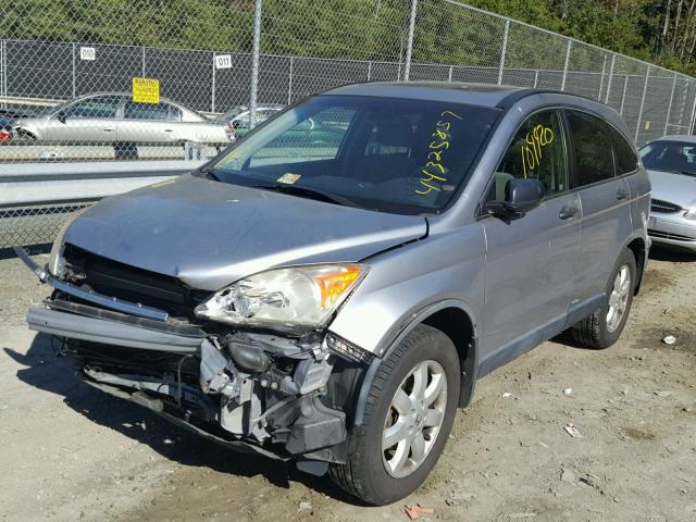 JHLRE48557C117388 - 2007 HONDA CR-V EX SILVER photo 2