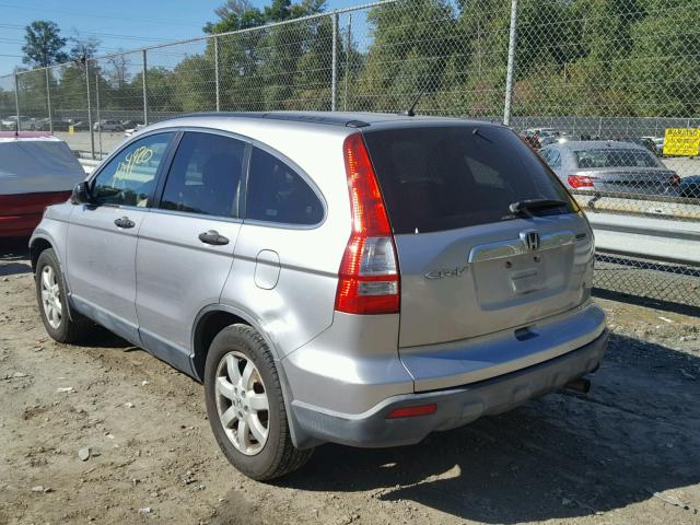 JHLRE48557C117388 - 2007 HONDA CR-V EX SILVER photo 3