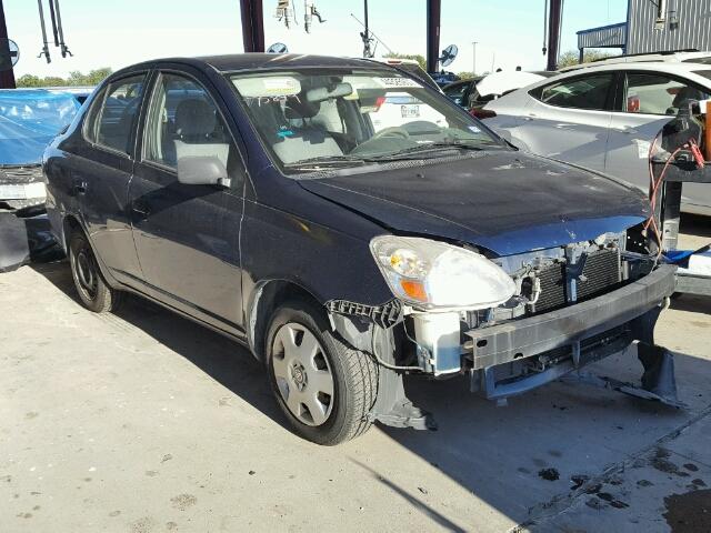 JTDBT123735043657 - 2003 TOYOTA ECHO BLUE photo 1