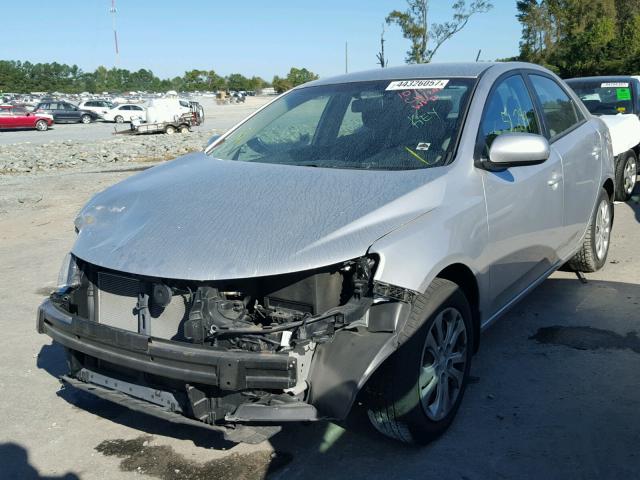 KNAFT4A28C5503708 - 2012 KIA FORTE LX SILVER photo 2