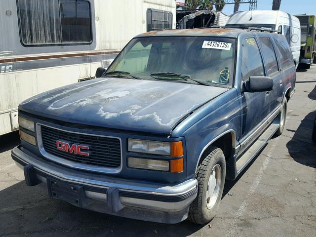 1GKEC16K9RJ765117 - 1994 GMC SUBURBAN C GREEN photo 2