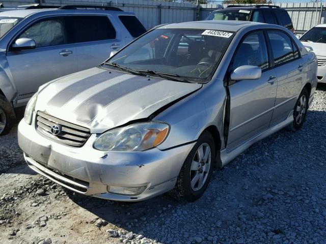 2T1BR32E43C152642 - 2003 TOYOTA COROLLA CE SILVER photo 2