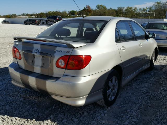 2T1BR32E43C152642 - 2003 TOYOTA COROLLA CE SILVER photo 4