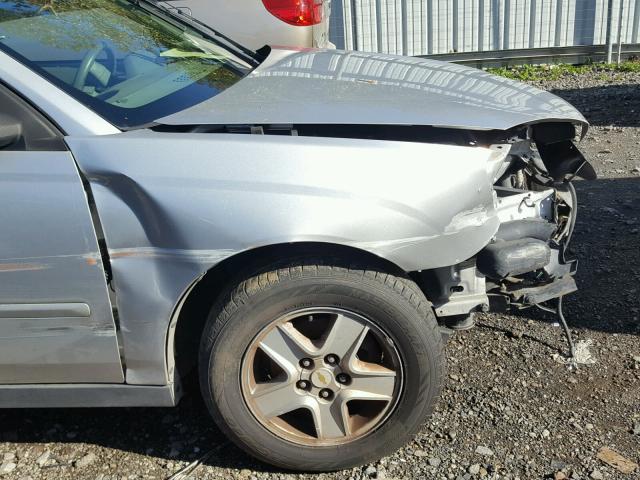 1G1ZT52885F278723 - 2005 CHEVROLET MALIBU LS ვერცხლისფერი ფოტო 9