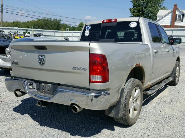 1D3HV13T19J531335 - 2009 DODGE RAM 1500 BEIGE photo 4