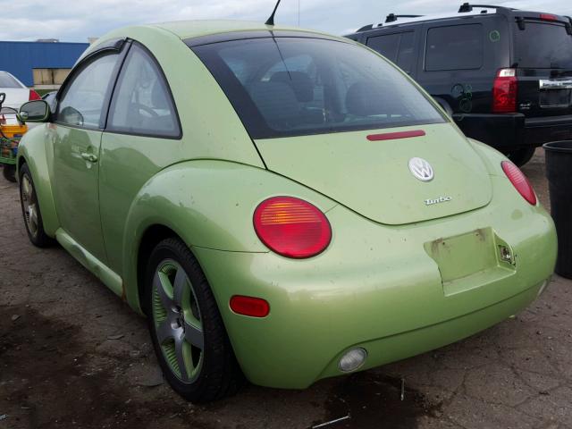 3VWCD21C43M419697 - 2003 VOLKSWAGEN NEW BEETLE 绿色 照片 3