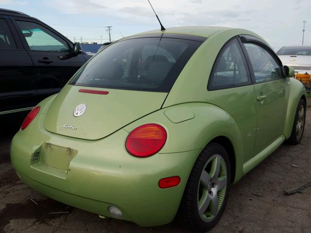 3VWCD21C43M419697 - 2003 VOLKSWAGEN NEW BEETLE 绿色 照片 4