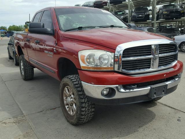 1D7KS28C66J175410 - 2006 DODGE RAM 2500 S მუქწითელი ფოტო 1