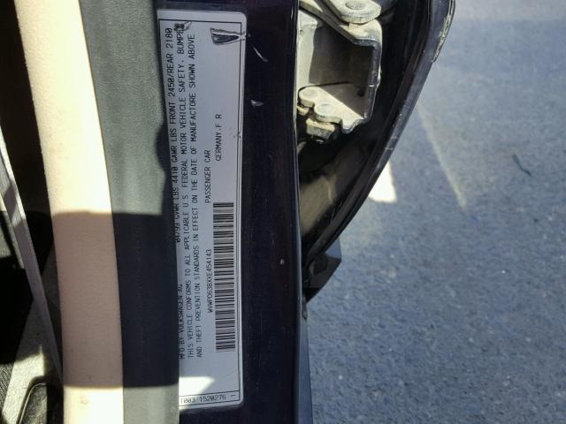 WVWPD63BXXE454143 - 1999 VOLKSWAGEN PASSAT GLX 蓝色 照片 10