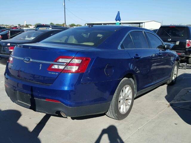 1FAHP2D83EG153986 - 2014 FORD TAURUS BLUE photo 4