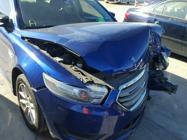 1FAHP2D83EG153986 - 2014 FORD TAURUS BLUE photo 9