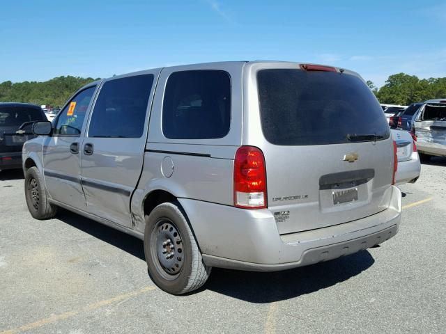 1GNDV23W67D196552 - 2007 CHEVROLET UPLANDER L 银色 照片 3