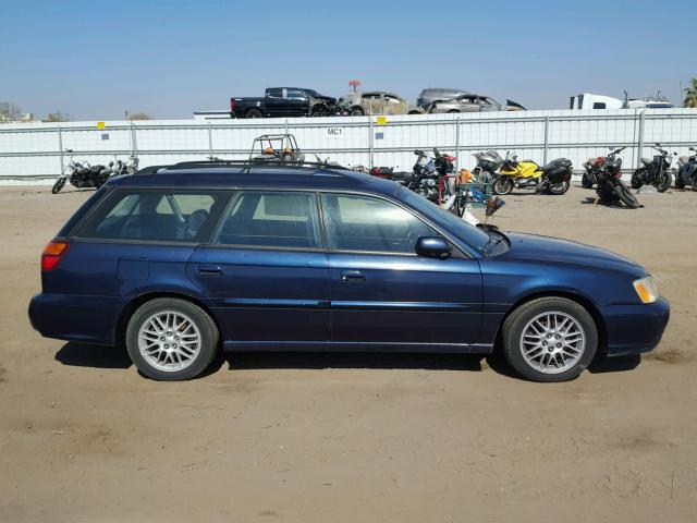 4S3BH635737302019 - 2003 SUBARU LEGACY L BLUE photo 9