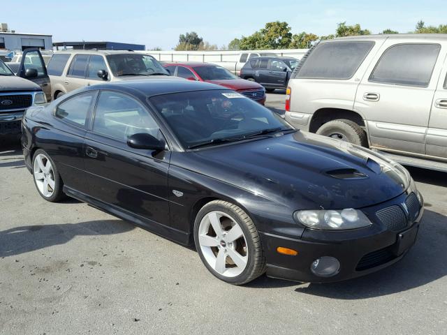 6G2VX12U26L516236 - 2006 PONTIAC GTO BLACK photo 1