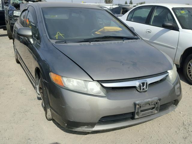 2HGFA16578H309697 - 2008 HONDA CIVIC LX CHARCOAL photo 1