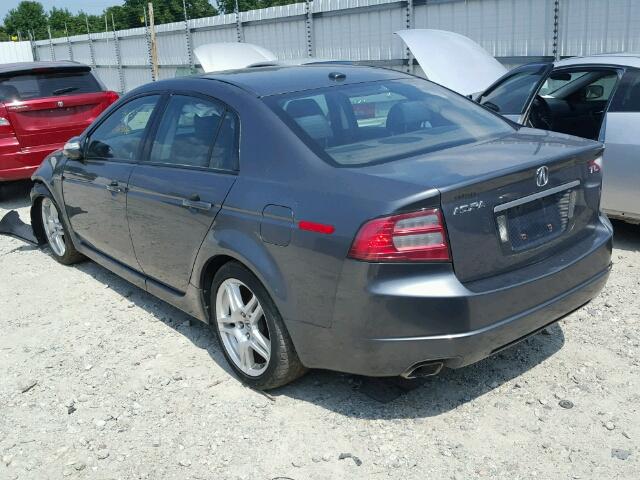 19UUA66288A034978 - 2008 ACURA TL GRAY photo 3