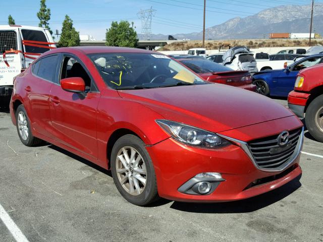 JM1BM1V77E1140640 - 2014 MAZDA 3 TOURING RED photo 1