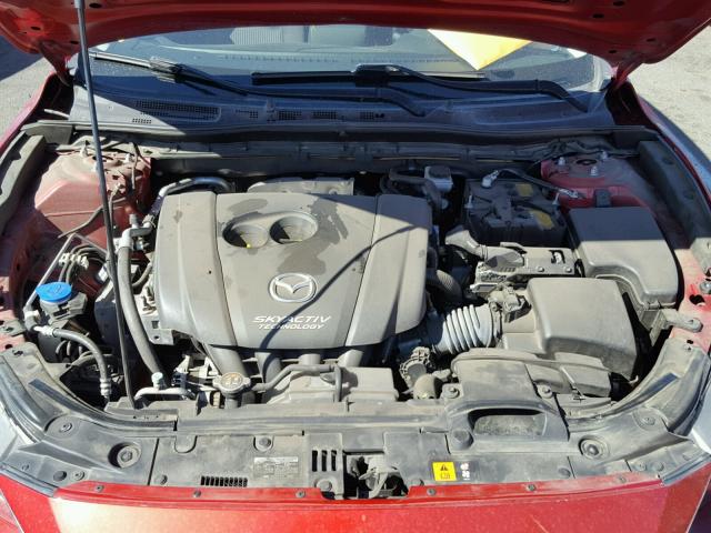 JM1BM1V77E1140640 - 2014 MAZDA 3 TOURING RED photo 7