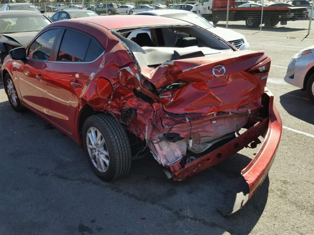 JM1BM1V77E1140640 - 2014 MAZDA 3 TOURING RED photo 9