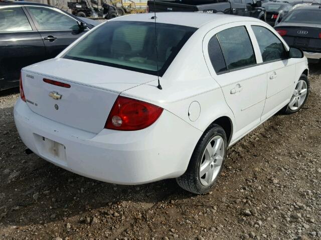 1G1AL55F977365440 - 2007 CHEVROLET COBALT LT WHITE photo 4