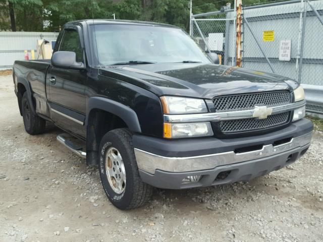 1GCEK14T64E195850 - 2004 CHEVROLET SILVERADO BLACK photo 1