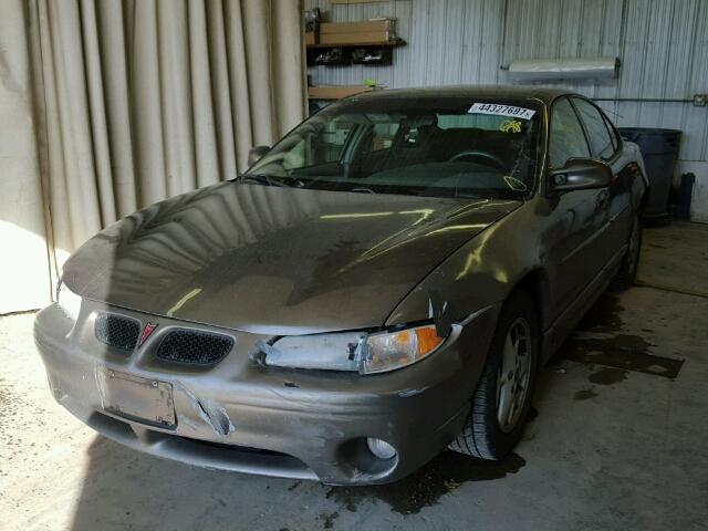 1G2WP52K72F209709 - 2002 PONTIAC GRAND PRIX BROWN photo 2