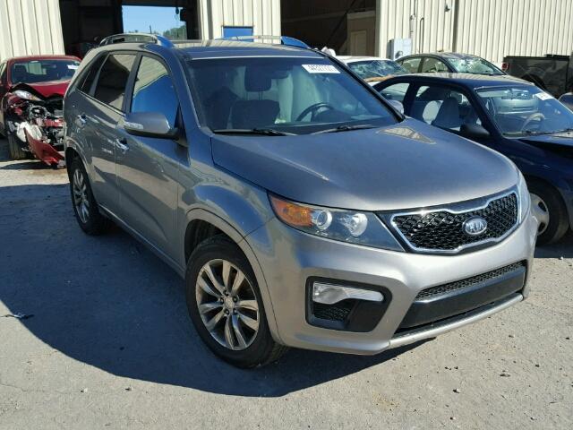 5XYKW4A25BG164081 - 2011 KIA SORENTO SX GRAY photo 1