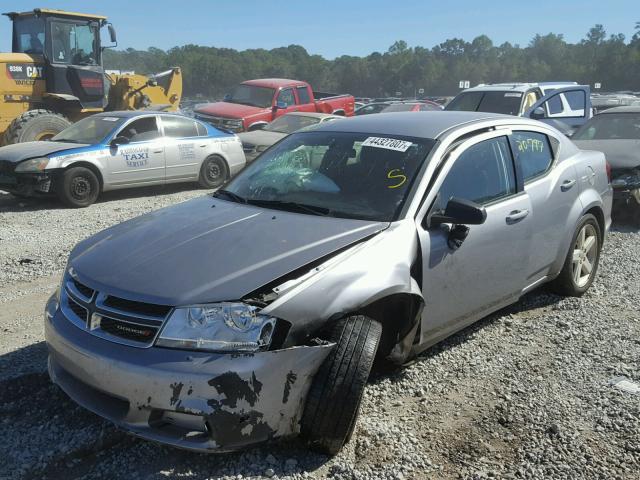 1C3CDZAB8DN518151 - 2013 DODGE AVENGER SE SILVER photo 2