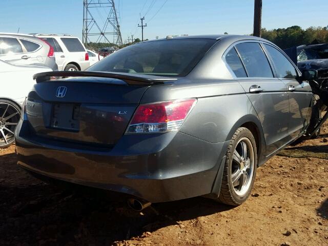 1HGCP26838A053204 - 2008 HONDA ACCORD EXL GRAY photo 4