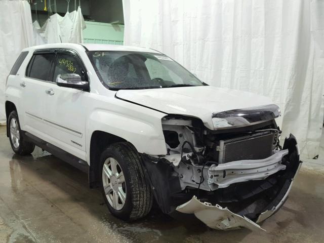 2GKFLVEKXE6339778 - 2014 GMC TERRAIN SL WHITE photo 1