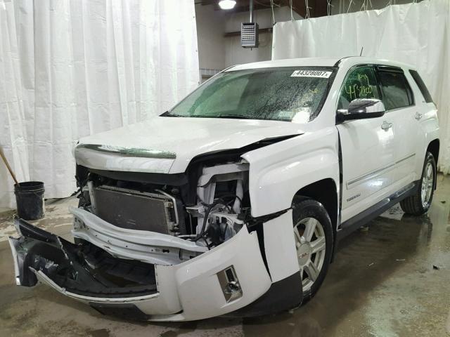 2GKFLVEKXE6339778 - 2014 GMC TERRAIN SL WHITE photo 2