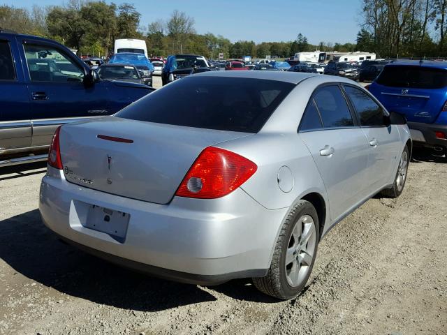 1G2ZG57B094205674 - 2009 PONTIAC G6 SILVER photo 4